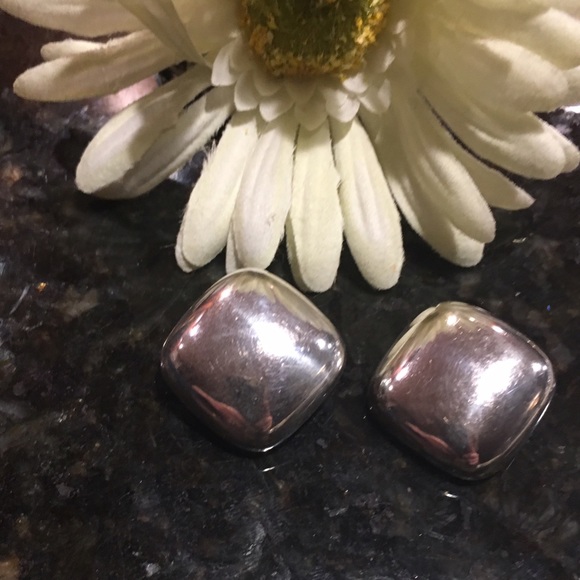 Christian Dior VNTG sterling silver clip earrings - Picture 1 of 3