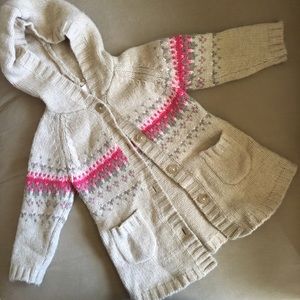 Janie and Jack beautiful long sweater spring coat