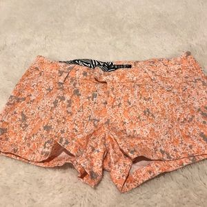 Juniors Volcom Orange/white/gray shorts