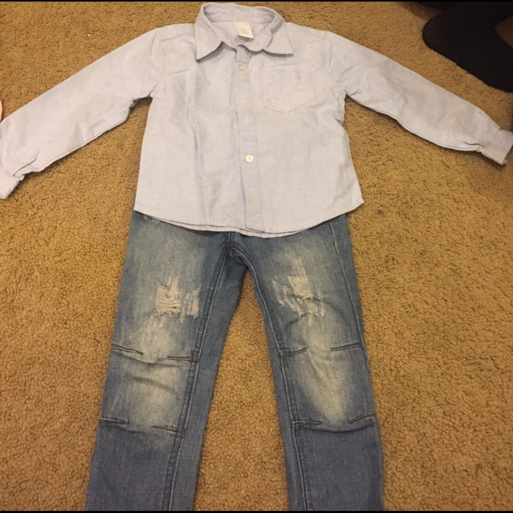 Shirt and jeans 5T