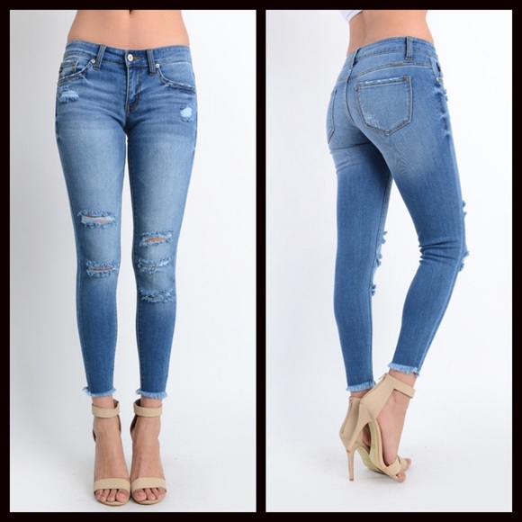 SALE🇺🇸1 LEFT‼️Best Fit Destructive Skinnies - Picture 5 of 5