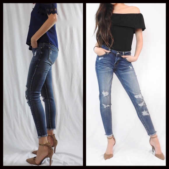 SALE🇺🇸1 LEFT‼️Best Fit Destructive Skinnies - Picture 4 of 5