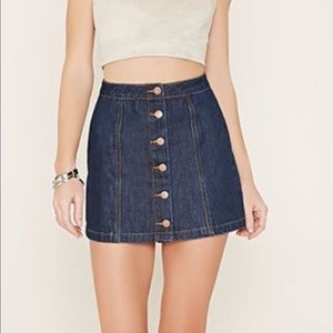 👒🌷Spring Cleaning Sale Forever 21 Jean Skirt