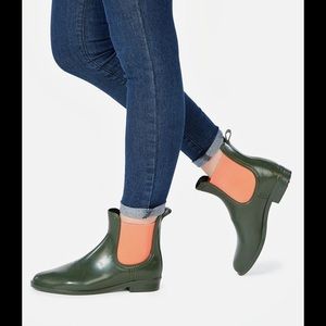Louella ankle rain boot.