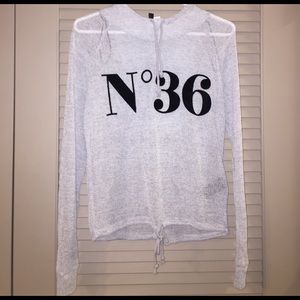 H&M Sheer Hoodie