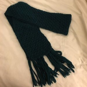 Dark turquoise scarf