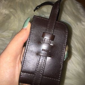 Gucci luggage tag