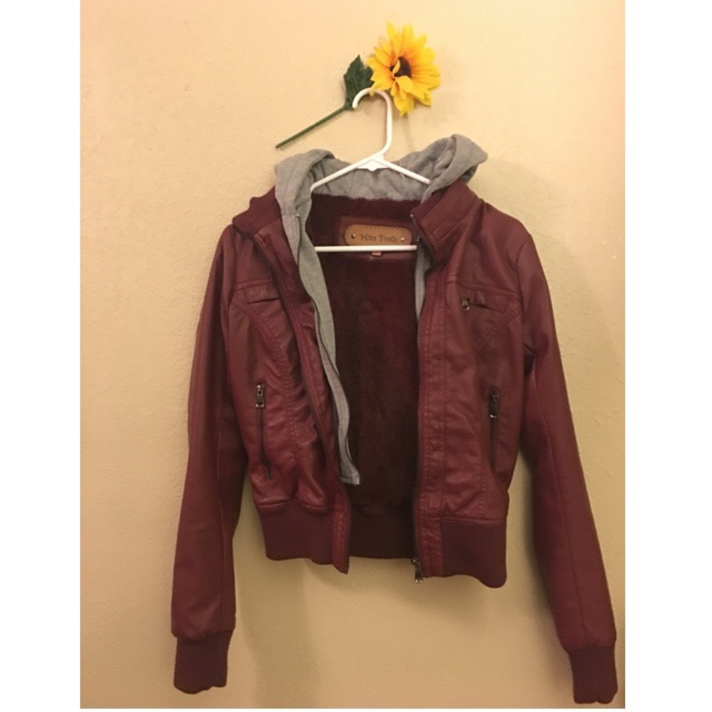 Faux Leather Jacket