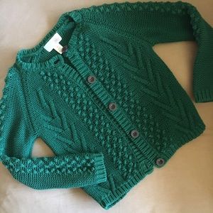 Precious PEEK knit green sweater
