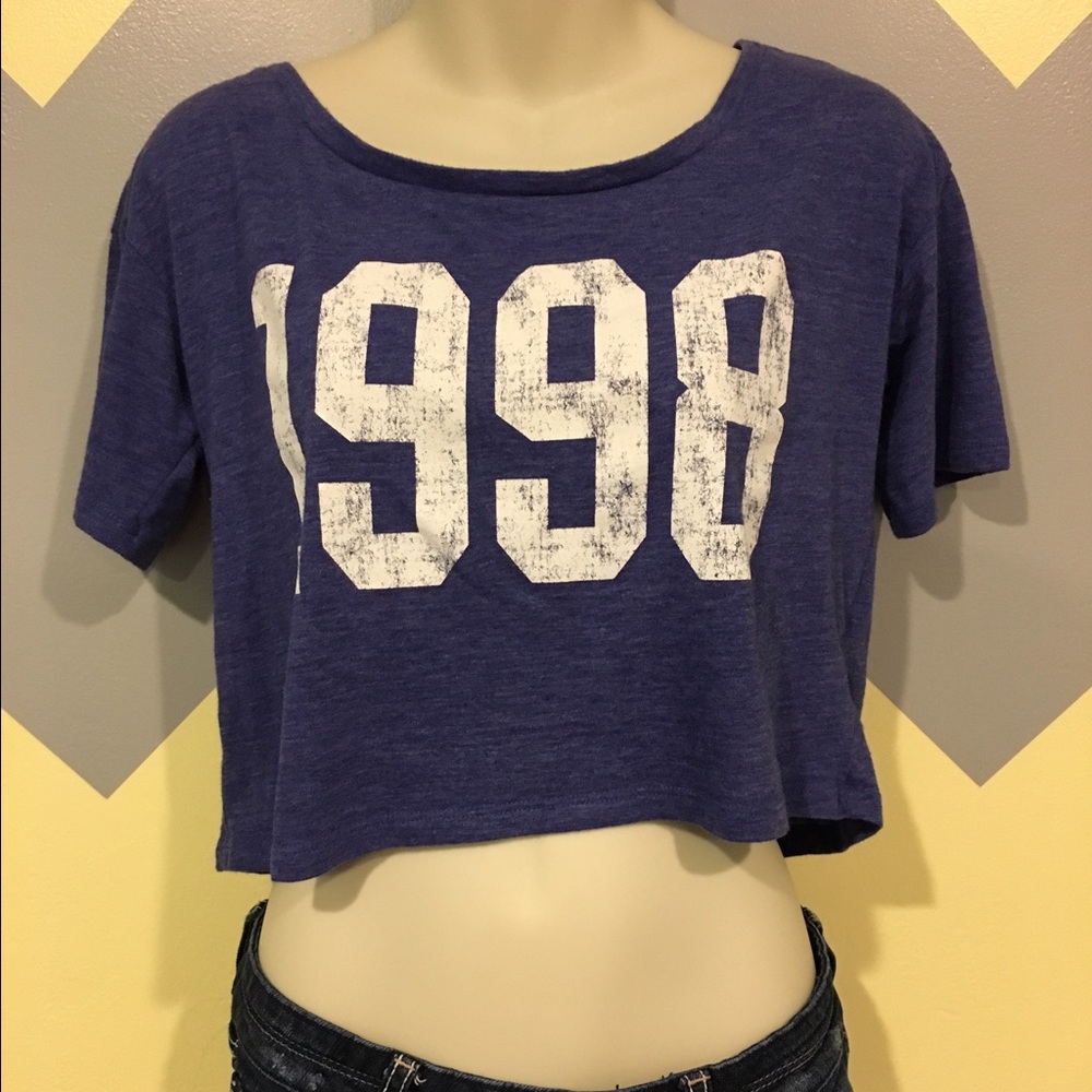 🌸1998 Purple Crop Top - Mossimo
