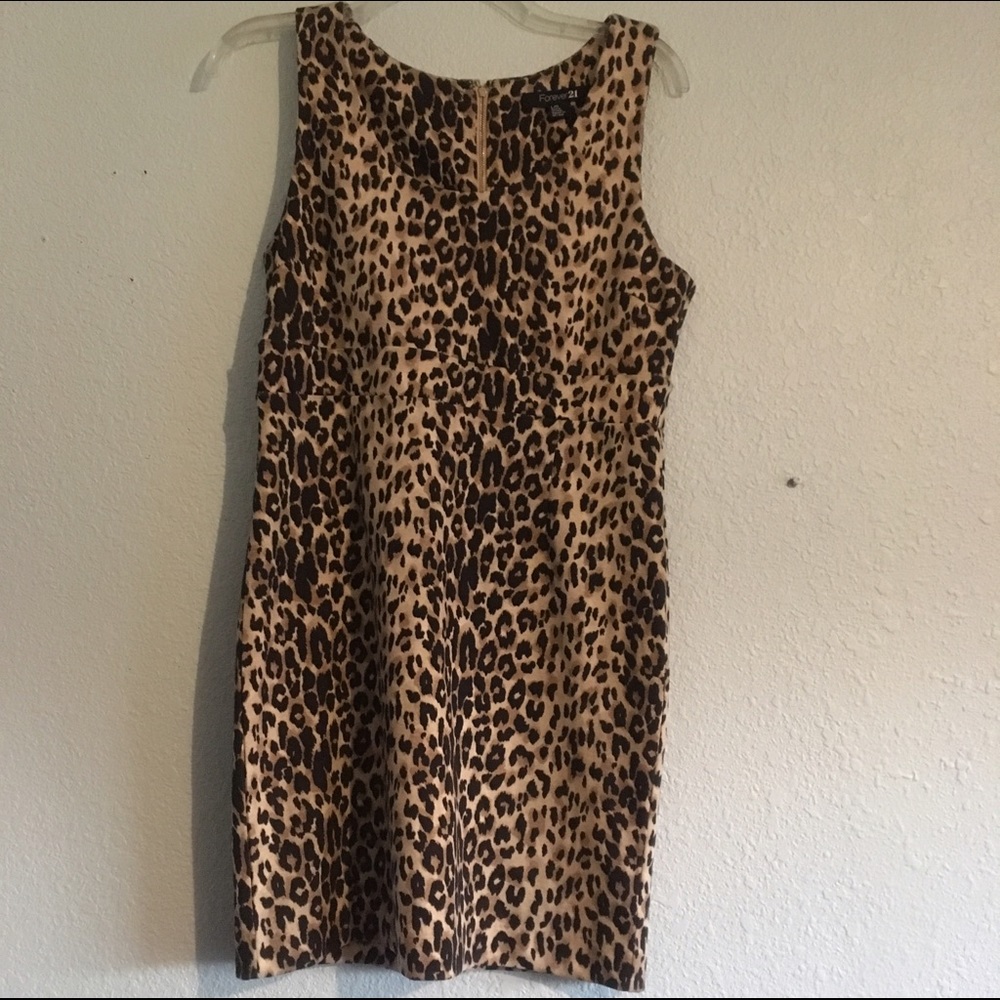 Large pinup rockabilly style dress leopard