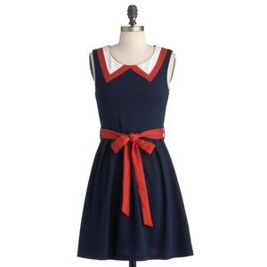 Modcloth "Red White and Cute" Dress