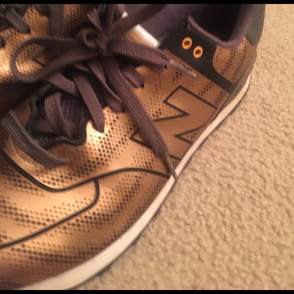 Rare Gold New Balance 574