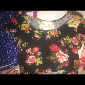 Floral crop top
