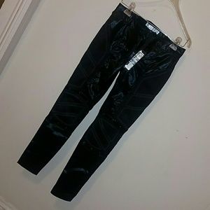Lip Service technocracy black goth cyber pants XS