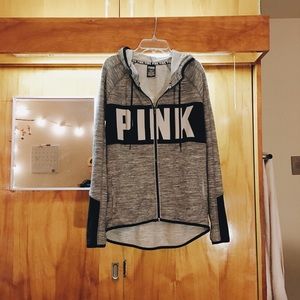 PINK Hooded Reflective Jacket