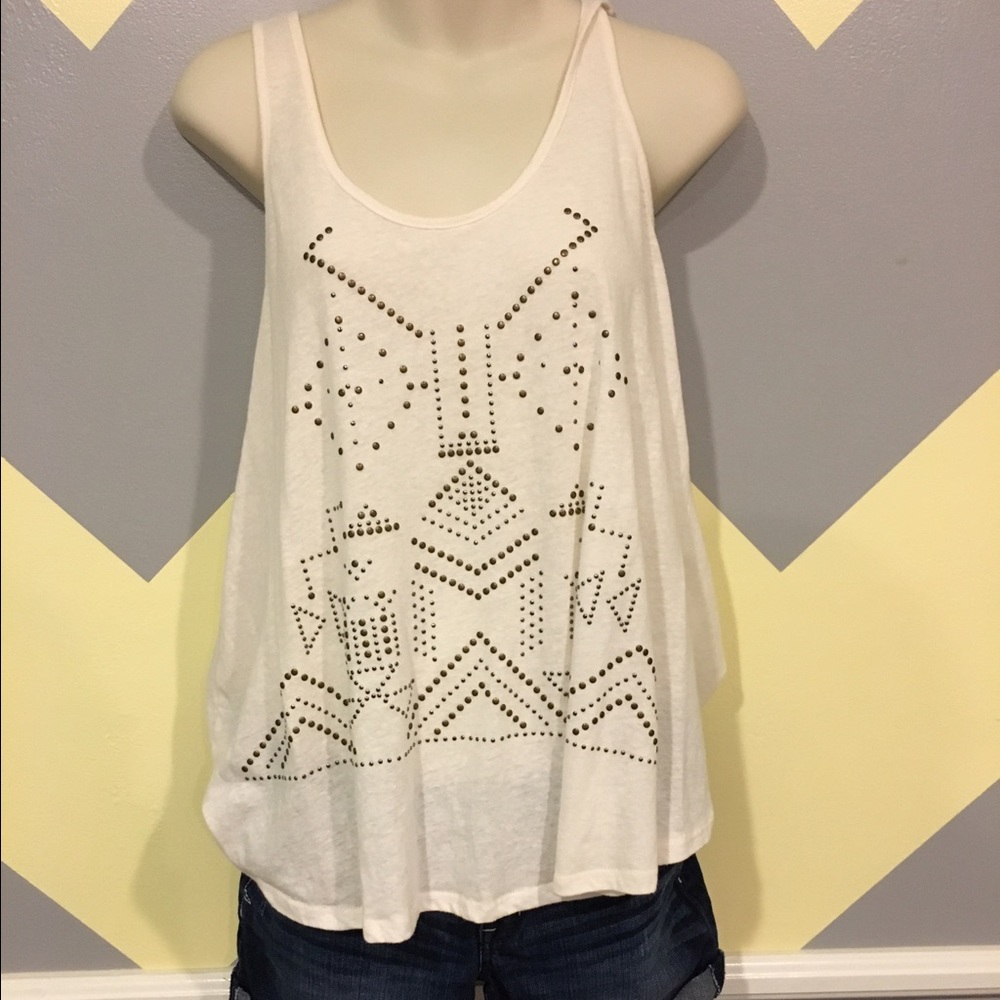 🌼Cream Owl Tank Top - Mossimo