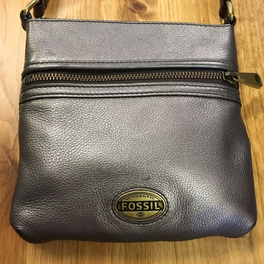 Metallic Fossil Crossbody