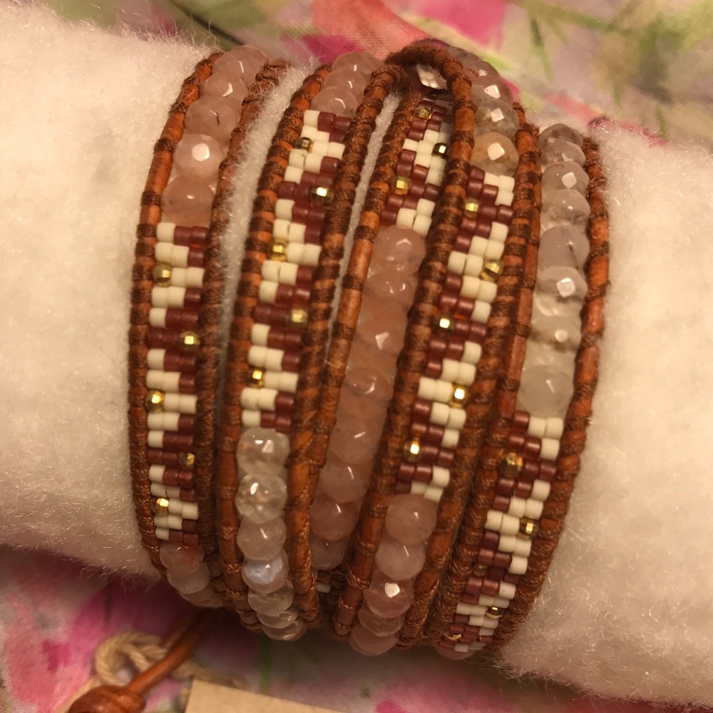 Beaded mix Chan Luu Wrap Bracelet