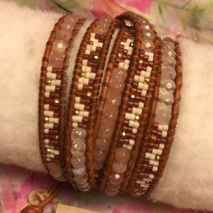 Beaded mix Chan Luu Wrap Bracelet