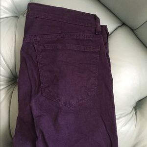 J Brand purple pants