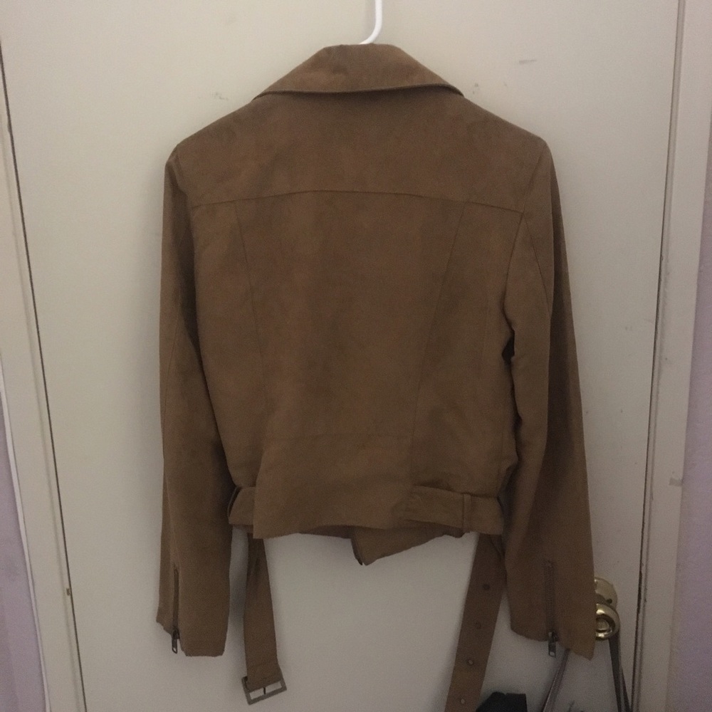 Forever 21 cognac/camel moto jacket - Picture 3 of 4