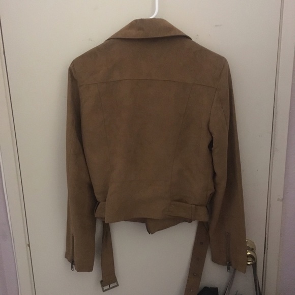 Forever 21 cognac/camel moto jacket - Picture 3 of 4