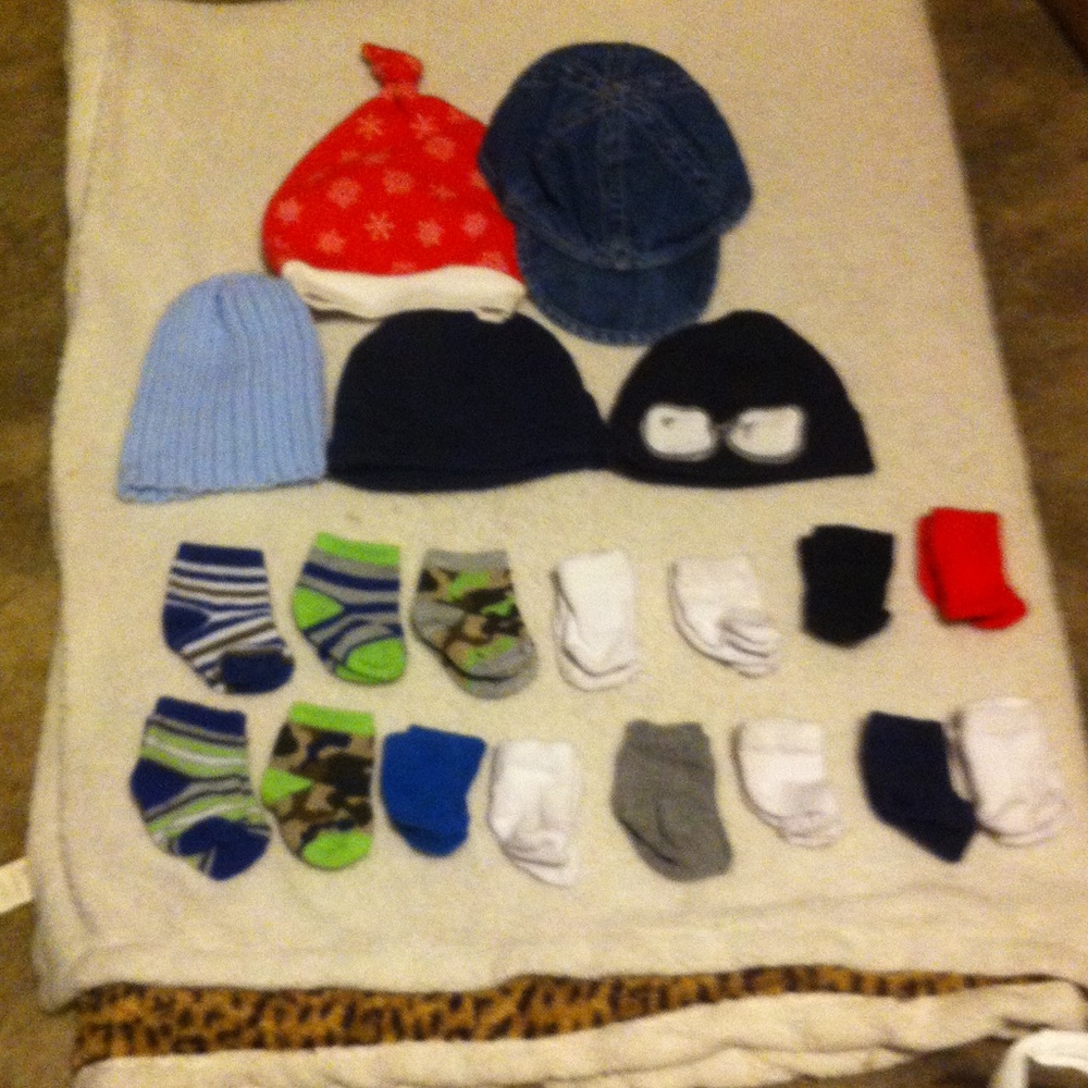 Baby Boy Hats & Socks