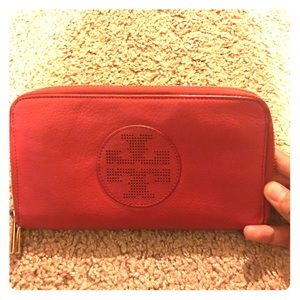 Red Tory Burch Wallet