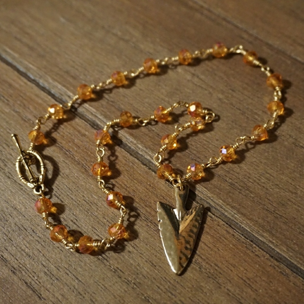 ROCKCANDYGYPSY Orange Crush "Dreamer" Choker