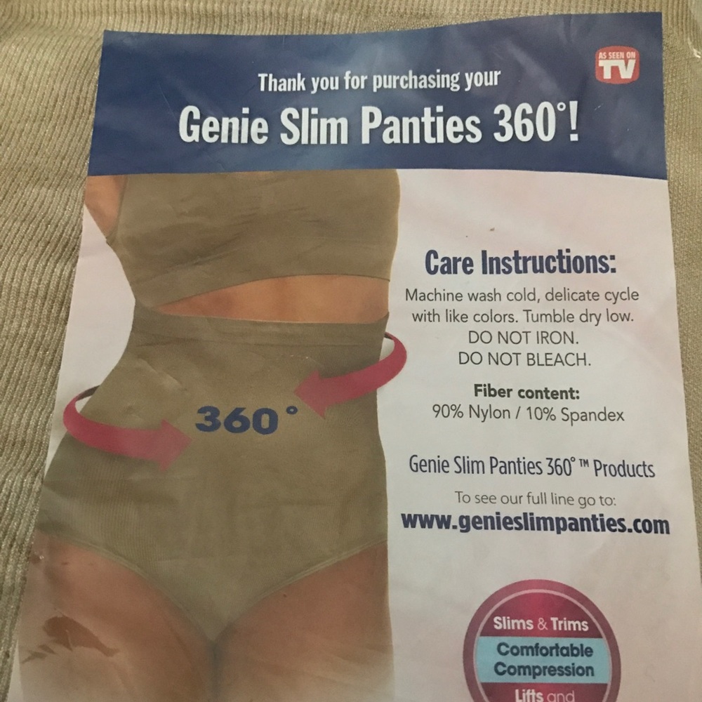 Plus size Genie Slim Panties 360• New 🍉