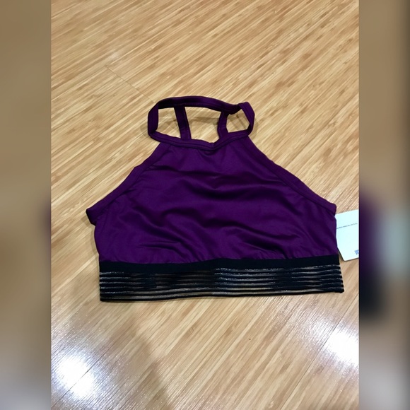 Victoria Sport Bra  Purple/Black Mesh - Picture 4 of 7