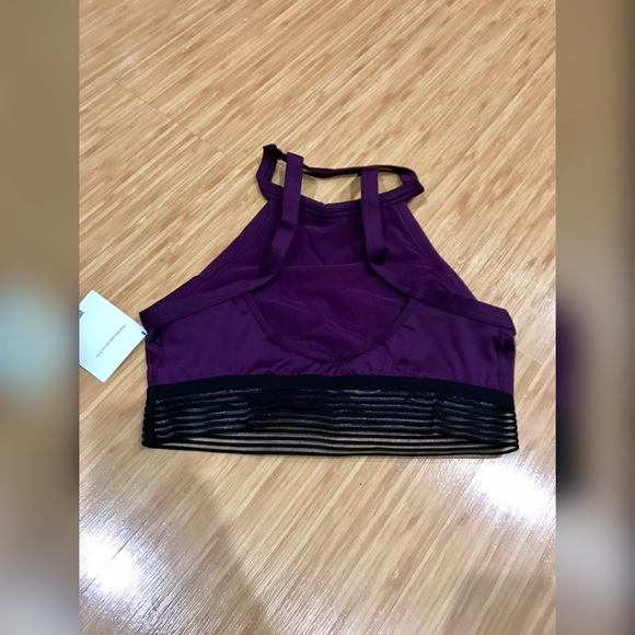 Victoria Sport Bra  Purple/Black Mesh - Picture 5 of 7