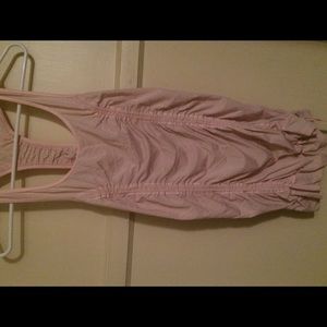 Lululemon loose fitting tank with ruching