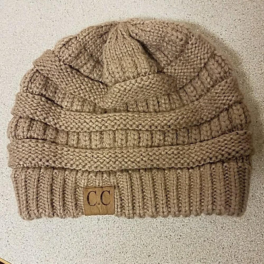 Brown beanie
