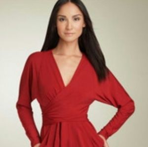 BLUE BCBG MaxAzria wrap dress