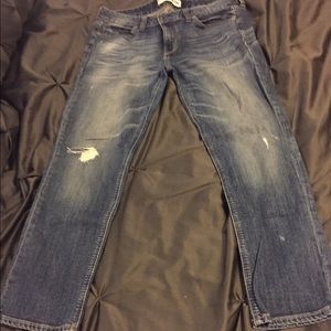 Boyfriend jeans. Express, low rise