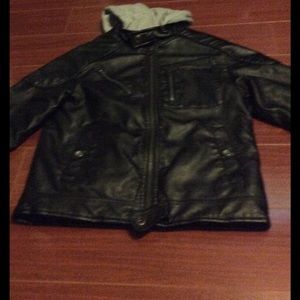A very nice leather jacket.