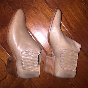 Madewell chelsea Spencer bootie shootie tan EUC