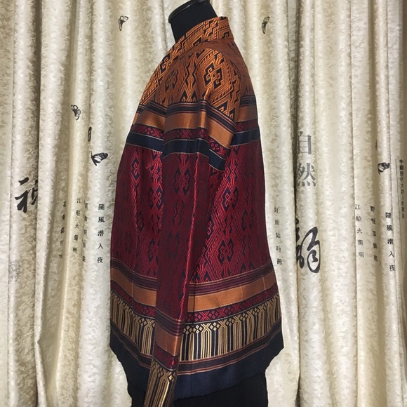 COLDWATER CREEK TRIBAL PRINT BLAZER NWOT - Picture 3 of 8