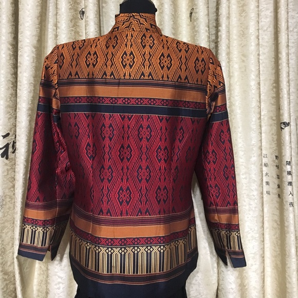COLDWATER CREEK TRIBAL PRINT BLAZER NWOT - Picture 4 of 8
