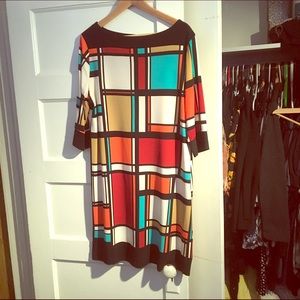 SALE Color block dress