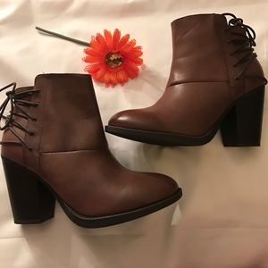 Brown booties