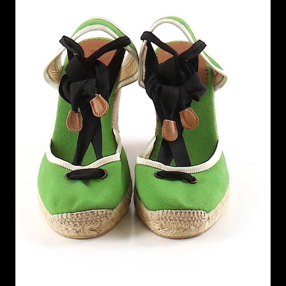 ๐SALE๐J. Crew Espadrille Wedges w/Ankle Ties - Picture 2 of 2