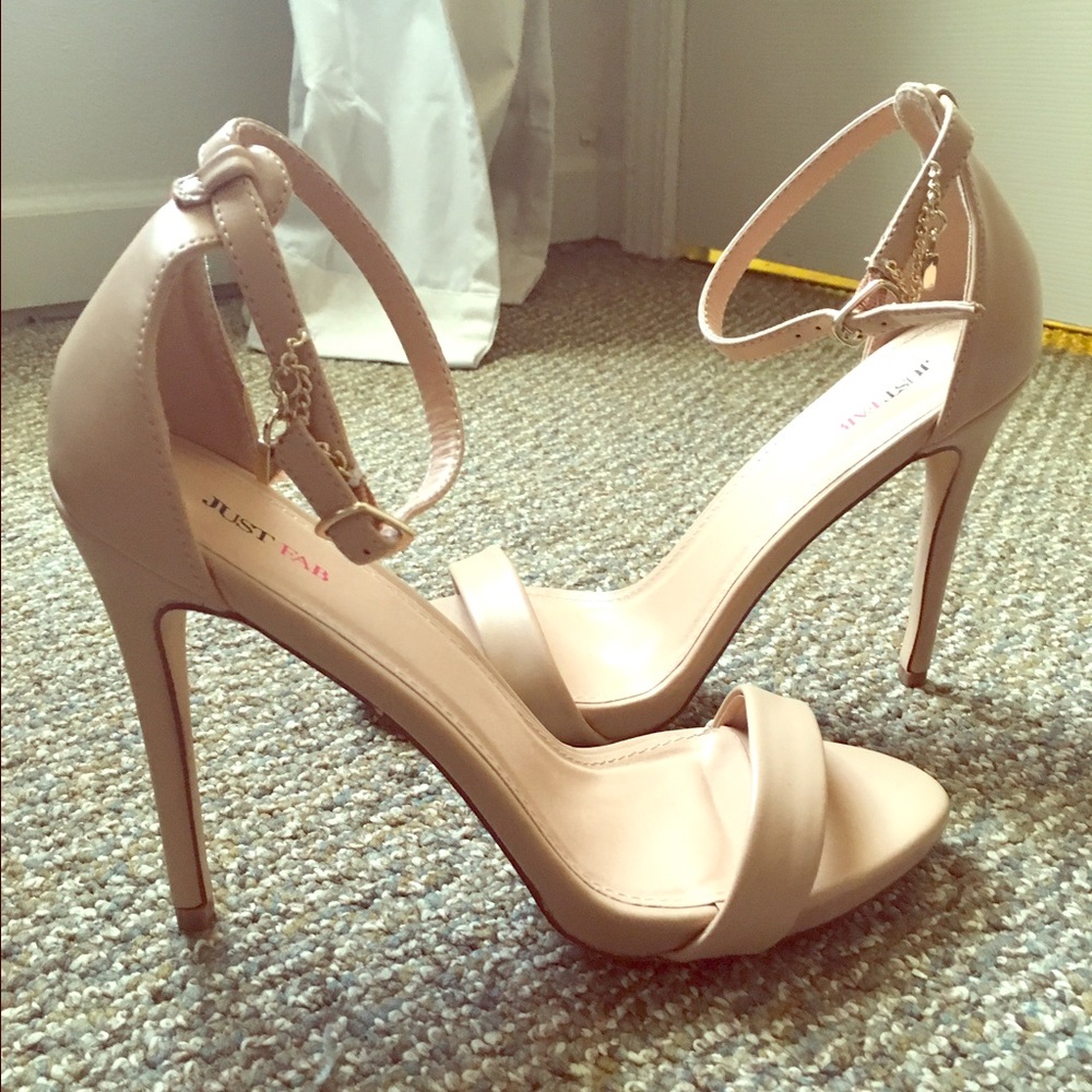Nude Just Fab Heels