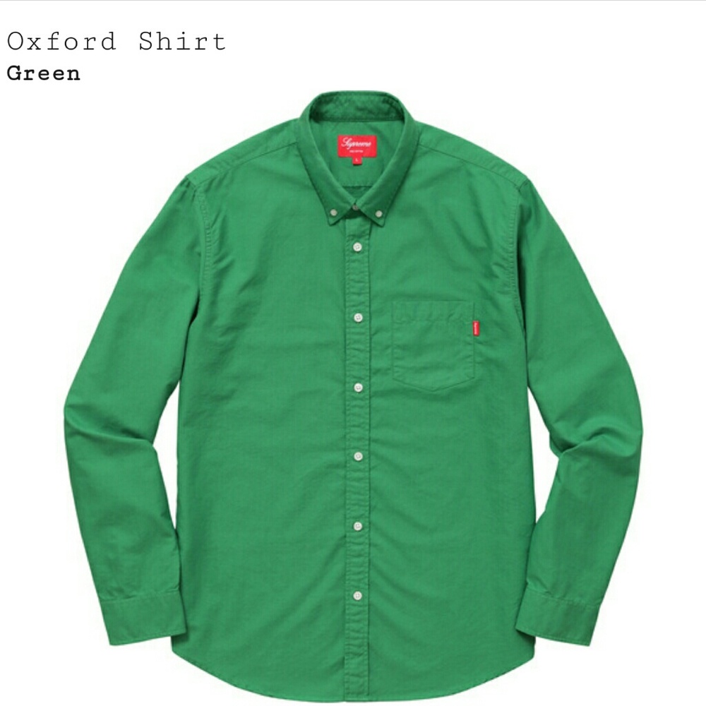 Rare Supreme Oxford Shirt/Green