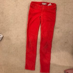 Red jeans