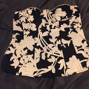 Beautiful Bebe bustier top!