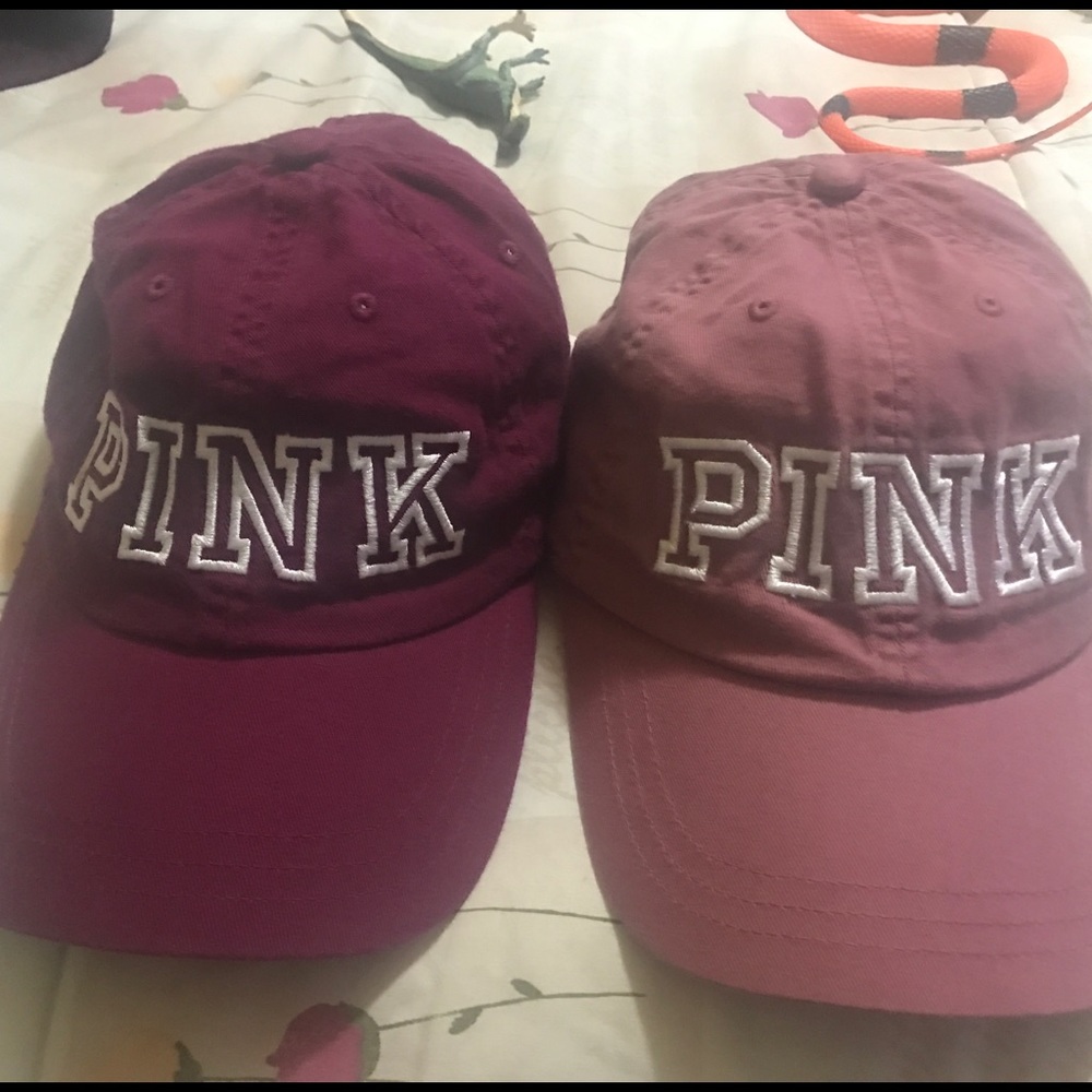 2 victoria secret PINK hats