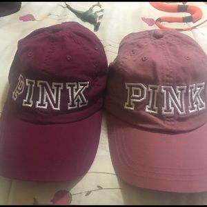 2 victoria secret PINK hats